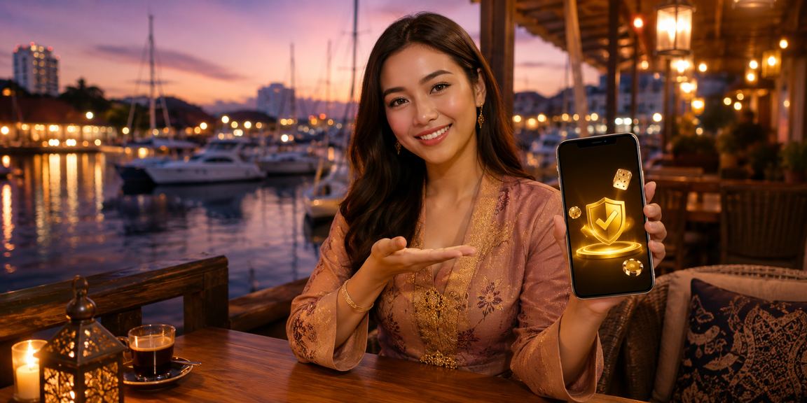 Pemain VIP 2875 menggunakan telefon pintar untuk bertaruh